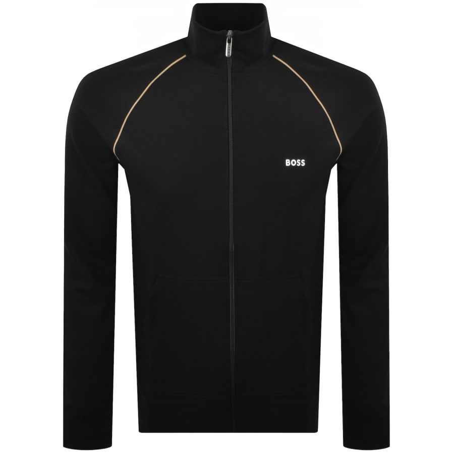 BOSS Mix And Match Full Zip Sweatshirt Black | Mainline Menswear us